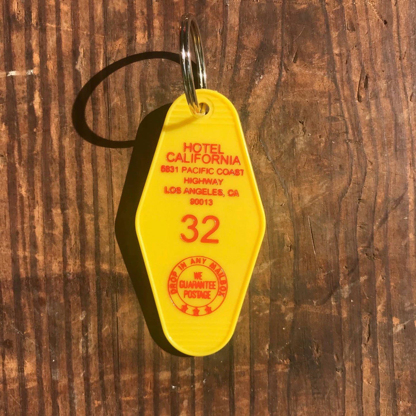 Hotel California Motel Keychain