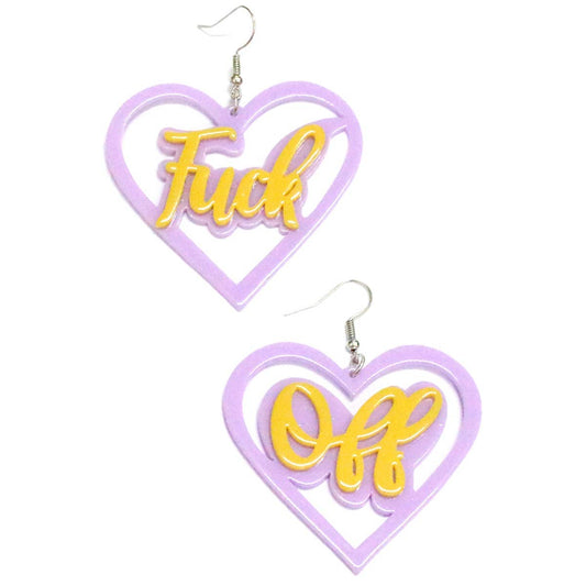 fuck off earrings