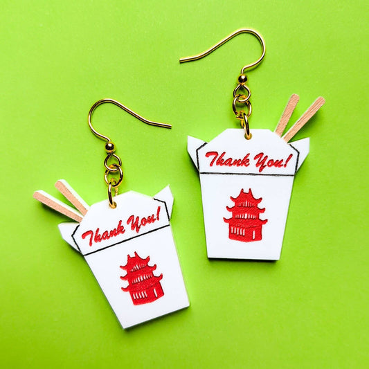 Chinese Take-Out Earrings