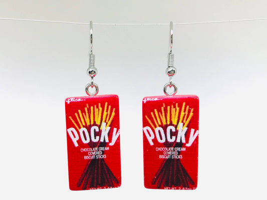 Chocolate Pocky Earrings