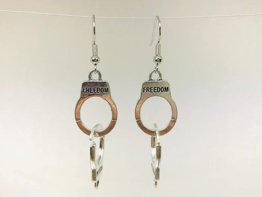 Handcuffs Earrings