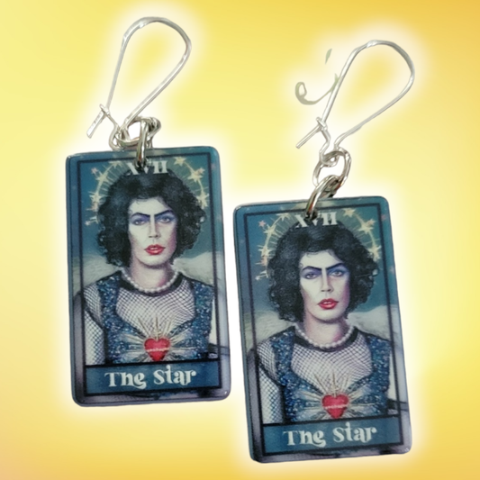 Tarot Card Frank-N-Furter Earrings