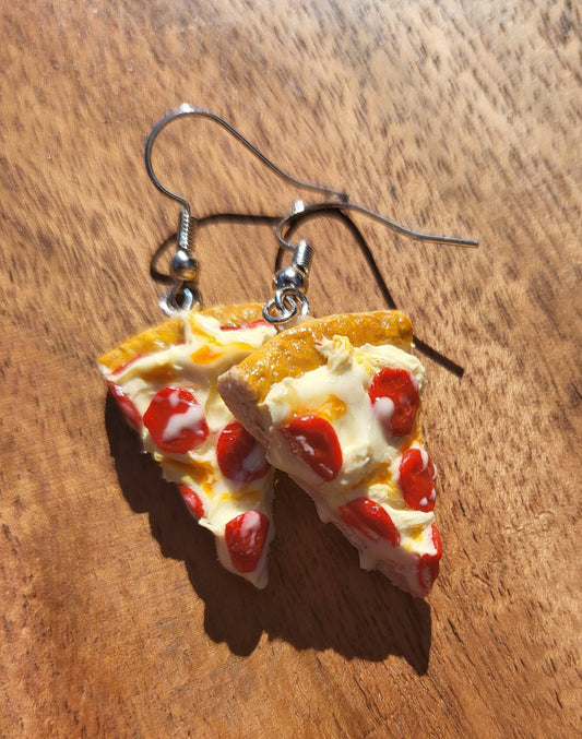 Pepperoni Pizza Earrings