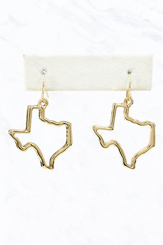 Cut-Out Texas Earrings