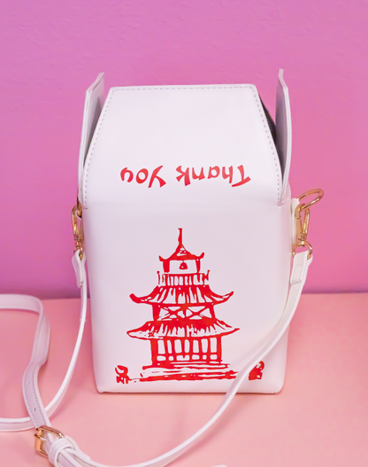 Chinese Take-Out Purse Open