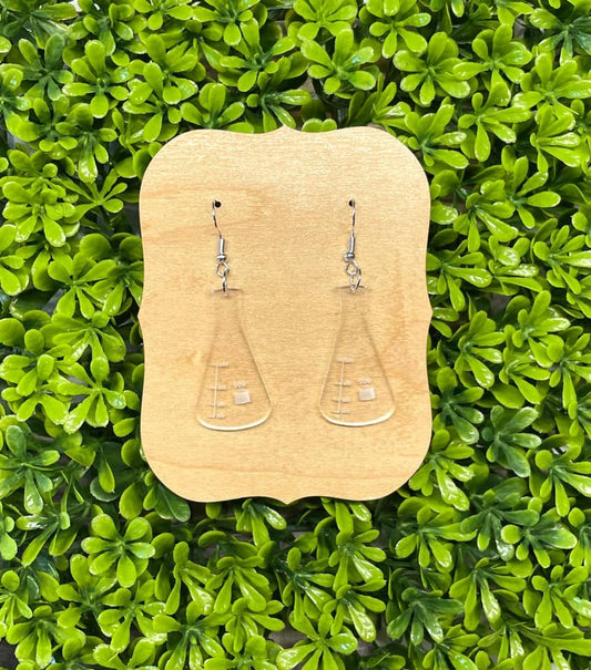 Science Flask Earrings