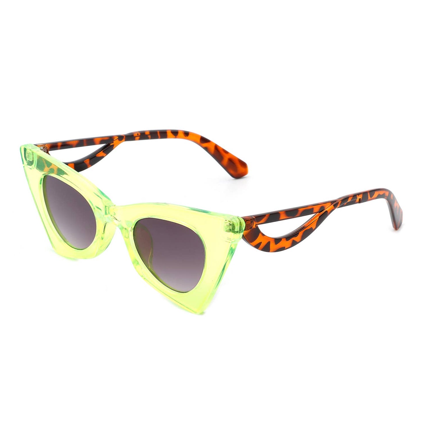 Retro High Pointed Vintage Fashion Cat Eye Sunglasses
