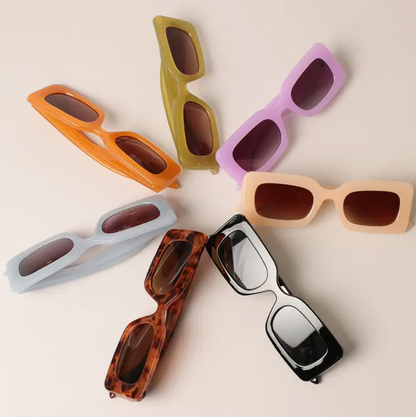 rectangle sunglasses in many colors