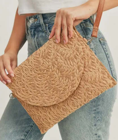 Straw Clutch/Purse